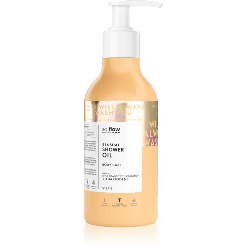 so!flow Sensual Shower Oil душ масло за суха кожа Orange with Cardamom 400 мл.