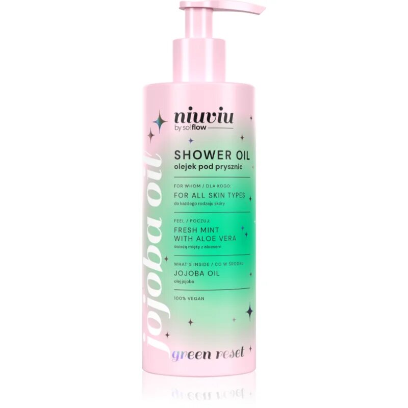 so!flow Shower Oil Fresh Mint With Aloe Vera освежаващ душ гел 300 мл.
