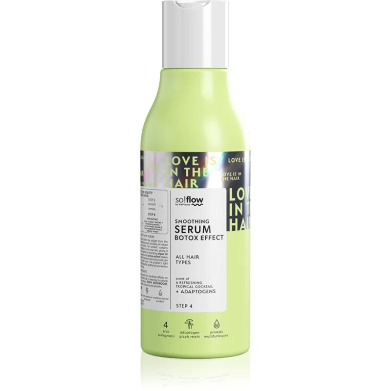 so!flow Smoothing Serum Botox Effect изглаждащ серум за всички видове коса 150 мл.