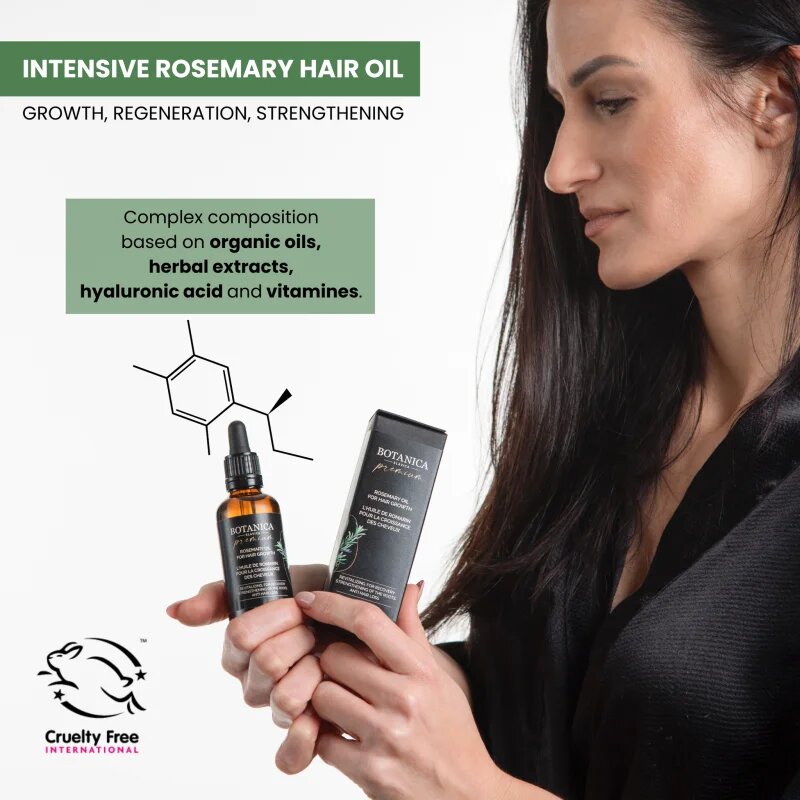 Soaphoria Botanica Slavica Rosemary Oil подхранващо олио за коса и скалп 50 мл.