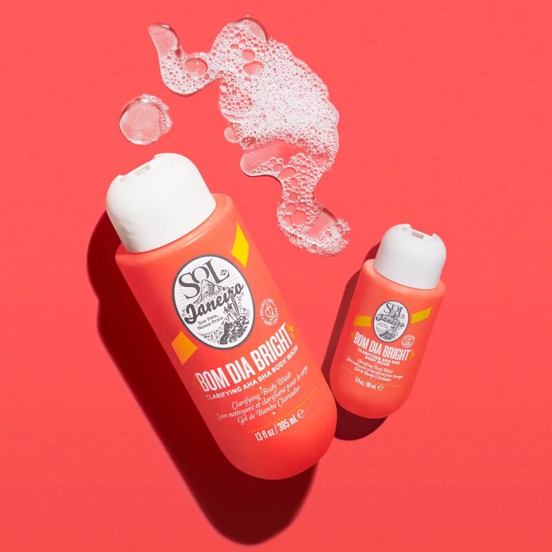 Sol de Janeiro Bom Dia™ Bright Body Wash ексфолиращ душ-гел с изглаждащ ефект 90 мл.