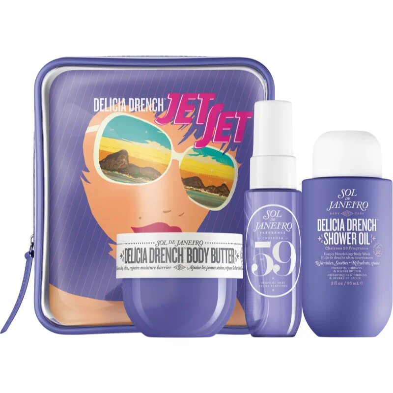 Sol de Janeiro Delicia Drench комплект за пътуване за тяло за жени