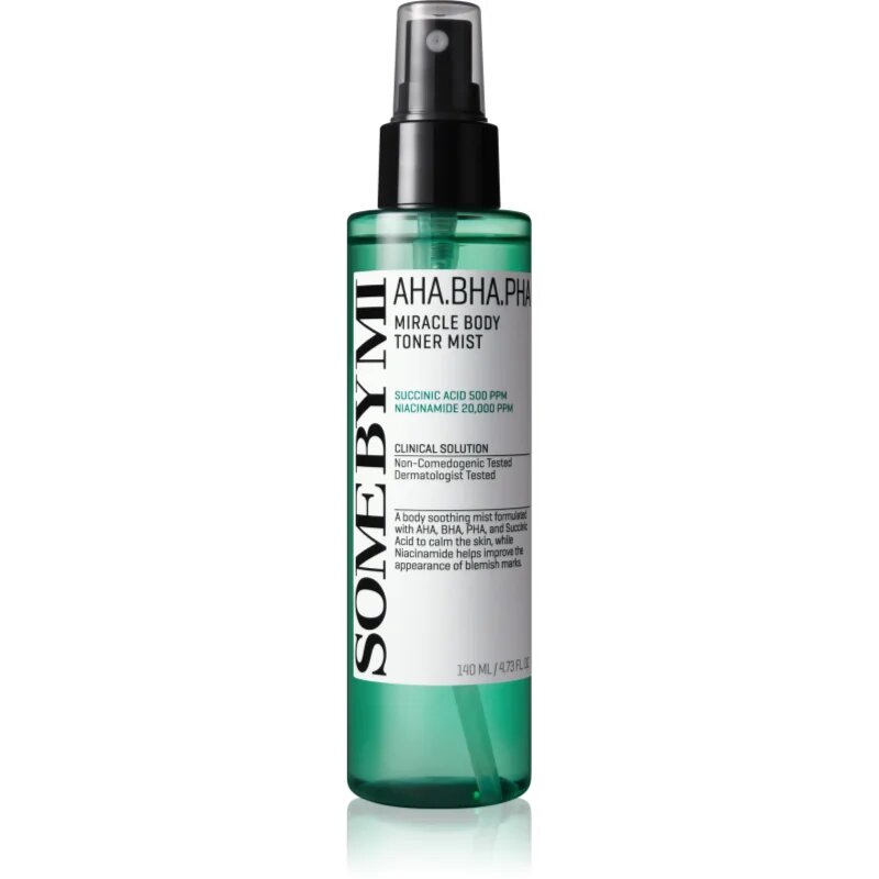 Some By Mi AHA∙BHA∙PHA 30 Days Miracle Body Toner Mist мъгла за тяло подходящ за чувствителна и проблемна кожа 140 мл.