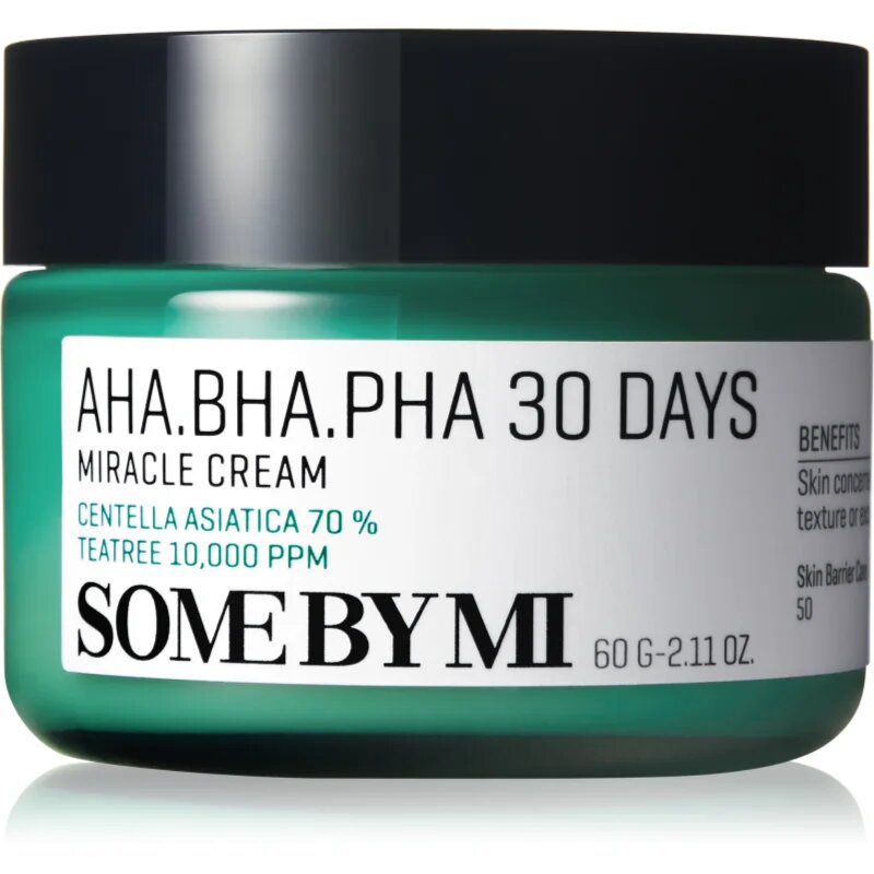 Some By Mi AHA∙BHA∙PHA 30 Days Miracle Cream мултиактивен крем с успокояващ ефект 60 мл.