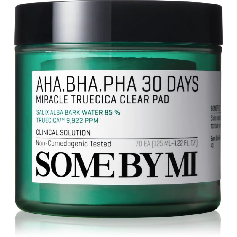 Some By Mi AHA∙BHA∙PHA 30 Days Miracle Truecica Clear Pad почистващи тампони за проблемна кожа акне 70 бр.
