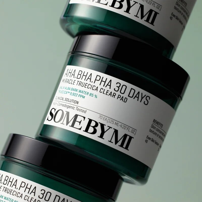 Some By Mi AHA∙BHA∙PHA 30 Days Miracle Truecica Clear Pad почистващи тампони за проблемна кожа акне 70 бр.