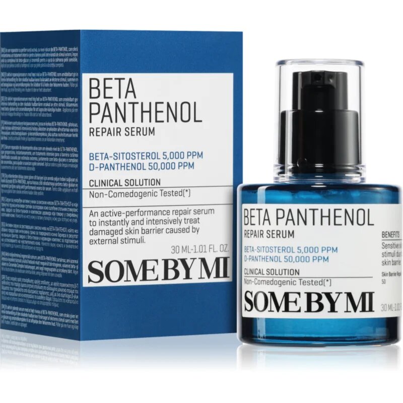 Some By Mi Beta Panthenol Repair Serum успокояващ и хидратиращ серум за чувствителна кожа на лицето 30 мл.