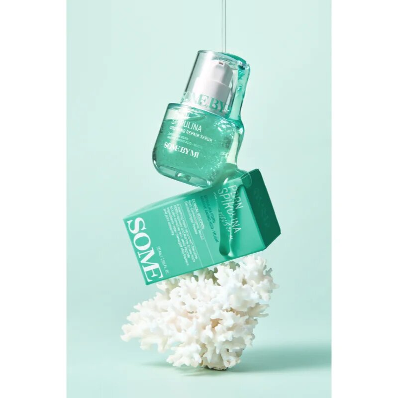 Some By Mi PDRN Spirulina Relief Serum интензивен регенериращ серум с успокояващ ефект 50 мл.