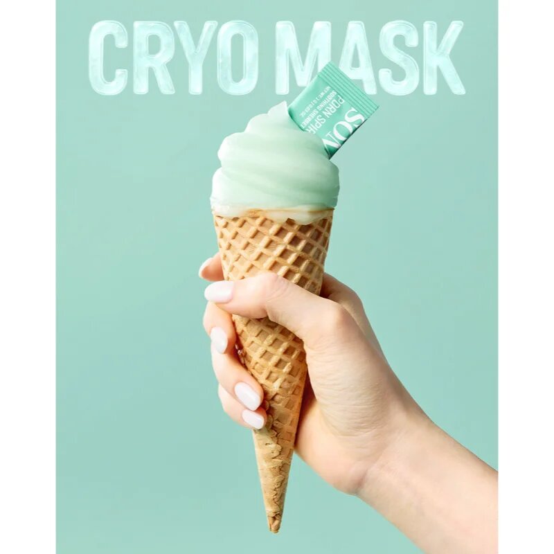 Some By Mi PDRN Spirulina Soothing Sherbet Mask успокояваща маска за лице с охлаждащ ефект 10x1 гр.
