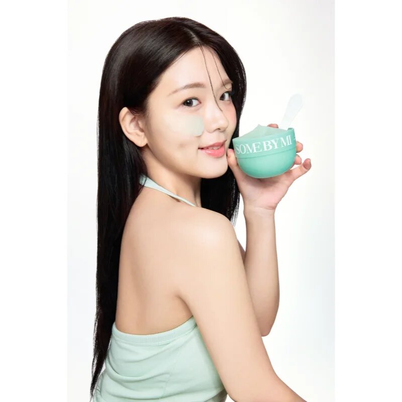 Some By Mi PDRN Spirulina Soothing Sherbet Mask успокояваща маска за лице с охлаждащ ефект 10x1 гр.