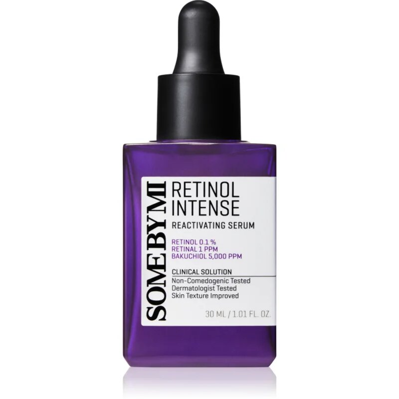Some By Mi Retinol Intense Reactivating Serum ретинолов серум против бръчки за чувствителна кожа на лицето 30 мл.