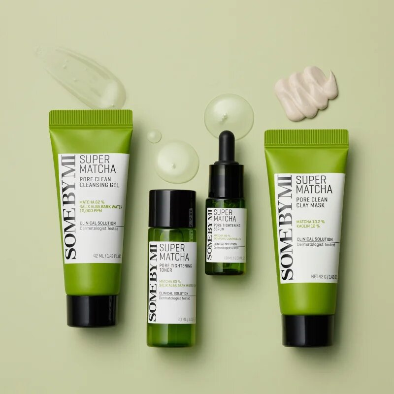 Some By Mi Super Matcha Pore Care Starter Kit подаръчен комплект за стягане на порите и матов ефект