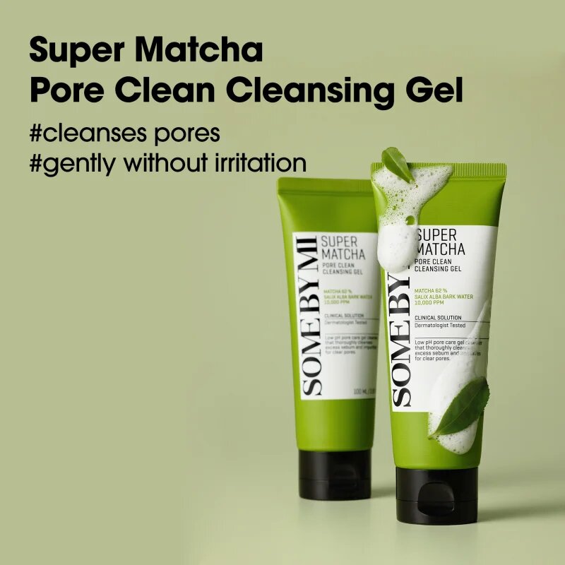 Some By Mi Super Matcha Pore Clean Cleansing Gel лек почистващ гел за разширени пори 100 мл.