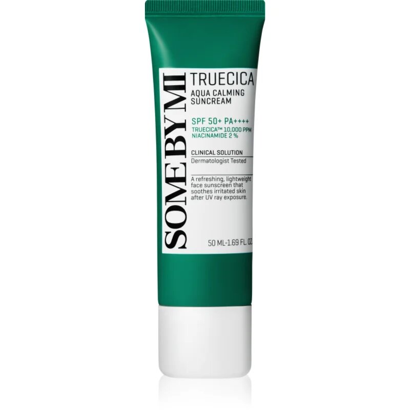 Some By Mi Truecica Aqua Calming Suncream успокояваща защитна емулсия SPF 50+ 50 мл.