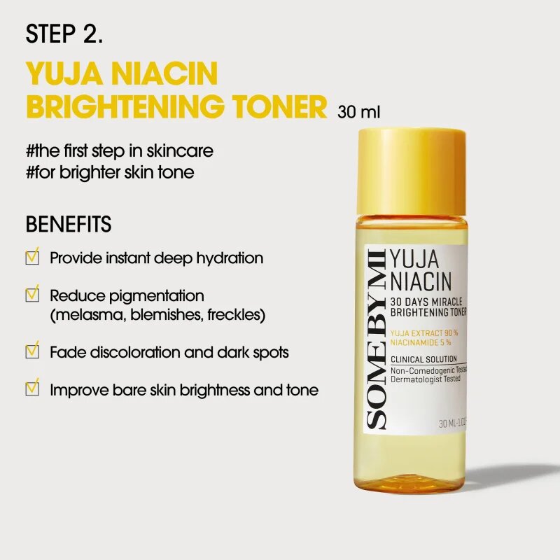Some By Mi Yuja Niacin Anti Blemish Starter Kit комплект за пътуване да уеднакви цвета на кожата