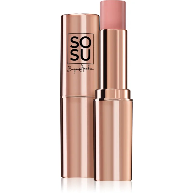 SOSU Cosmetics Blush On The Go кремообразен руж в стик цвят 01 Blush Rose 72 гр.