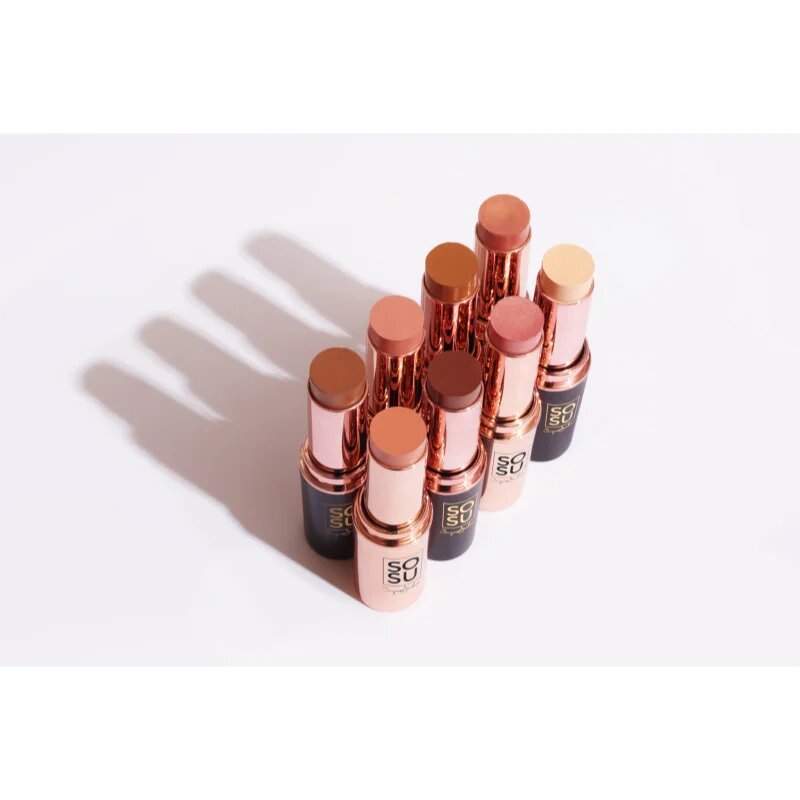 SOSU Cosmetics Blush On The Go кремообразен руж в стик цвят 01 Blush Rose 72 гр.
