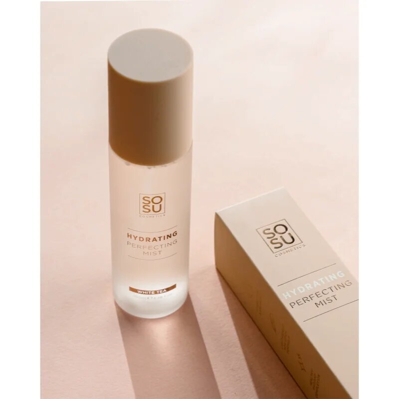 SOSU Cosmetics Hydrating Perfecting Mist хидратираща мъгла за лице цвят White Tea 100 мл.
