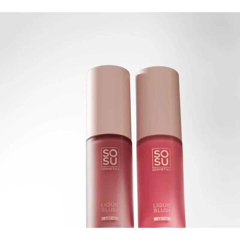 SOSU Cosmetics Liquid Blush Satin течен руж цвят Pink Pop 9 мл.