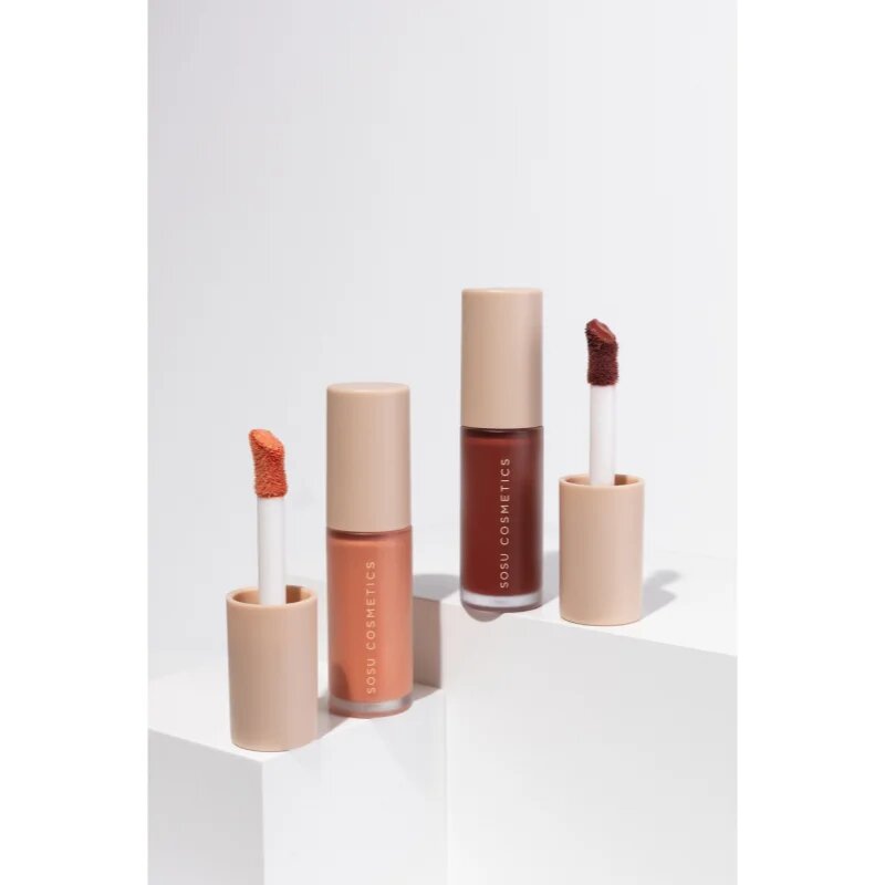 SOSU Cosmetics Liquid Blush течен руж цвят Peachy Keen 9 мл.
