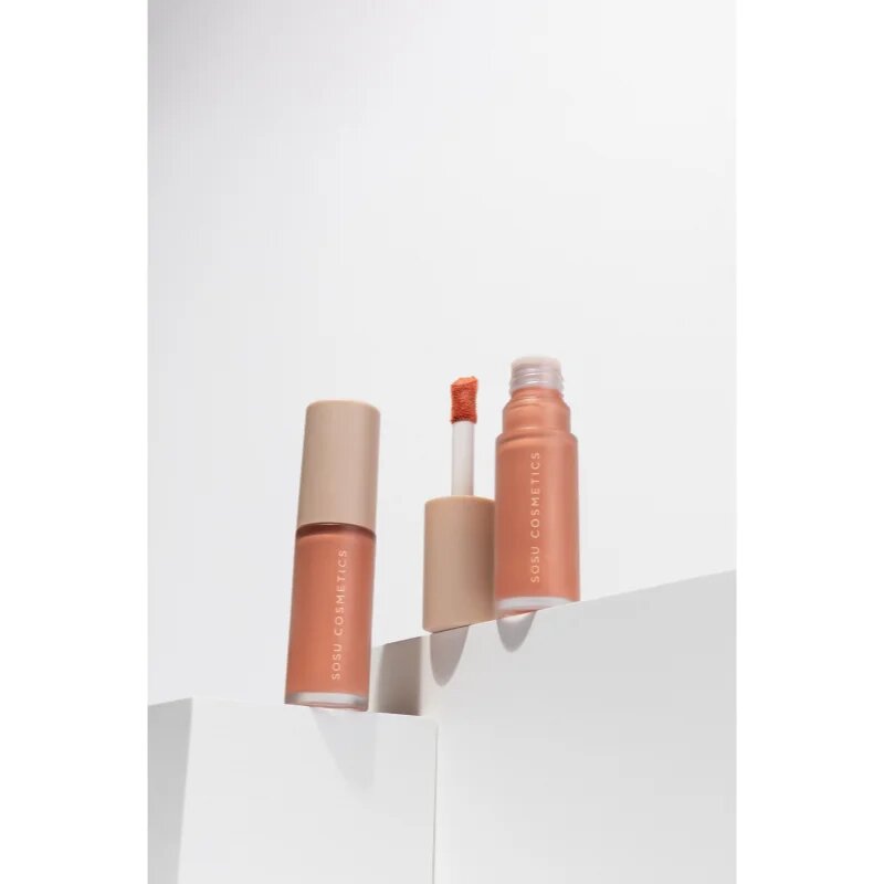 SOSU Cosmetics Liquid Blush течен руж цвят Peachy Keen 9 мл.
