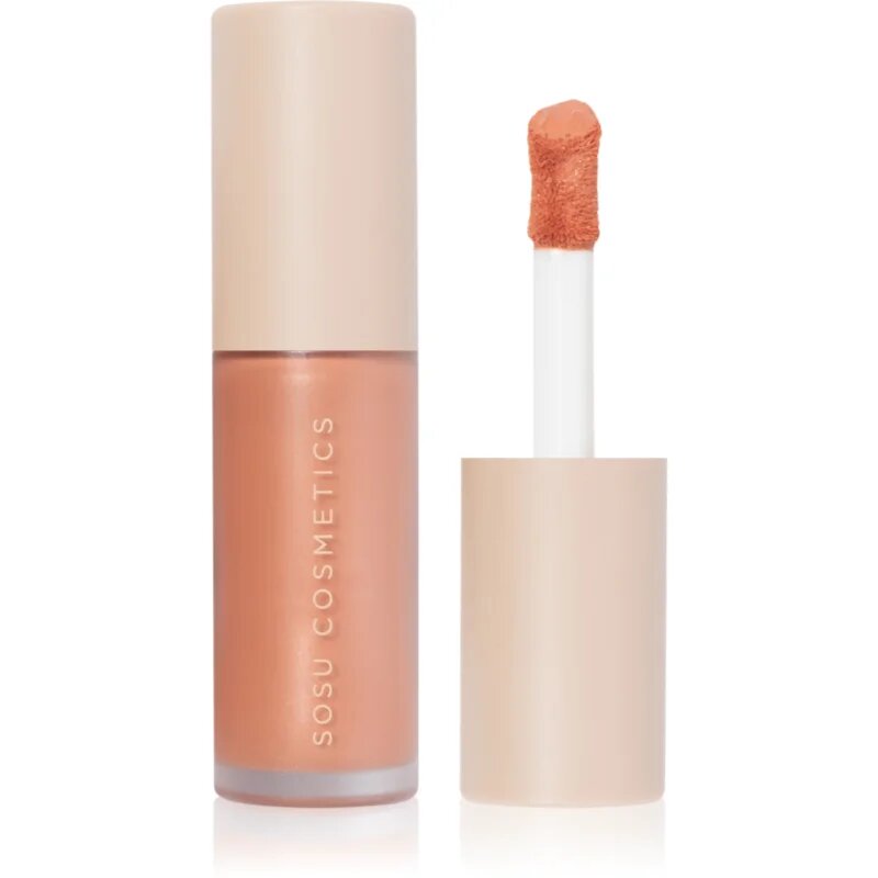 SOSU Cosmetics Liquid Blush течен руж цвят Peachy Keen 9 мл.