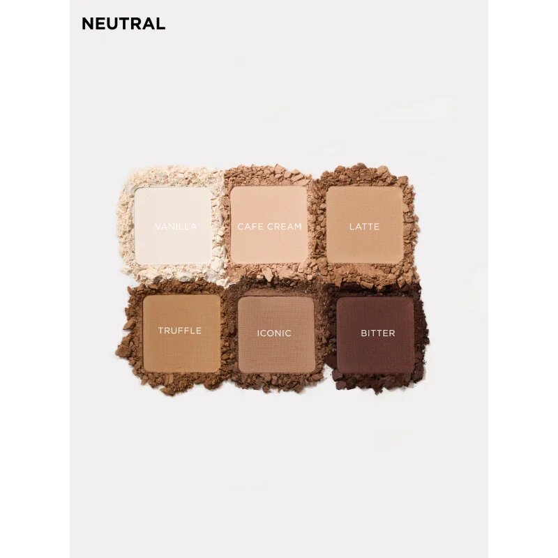 SOSU Cosmetics Matte Eyeshadow Palette палитра сенки за очи цвят Neutral 6x1.3 гр.