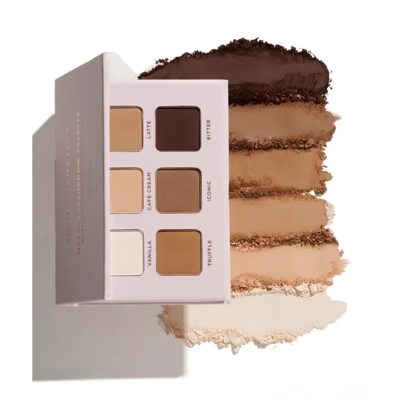 SOSU Cosmetics Matte Eyeshadow Palette палитра сенки за очи цвят Neutral 6x1.3 гр.