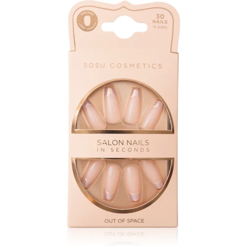 SOSU Cosmetics Salon Nails Изкуствени нокти цвят Out Of Space 30 бр.