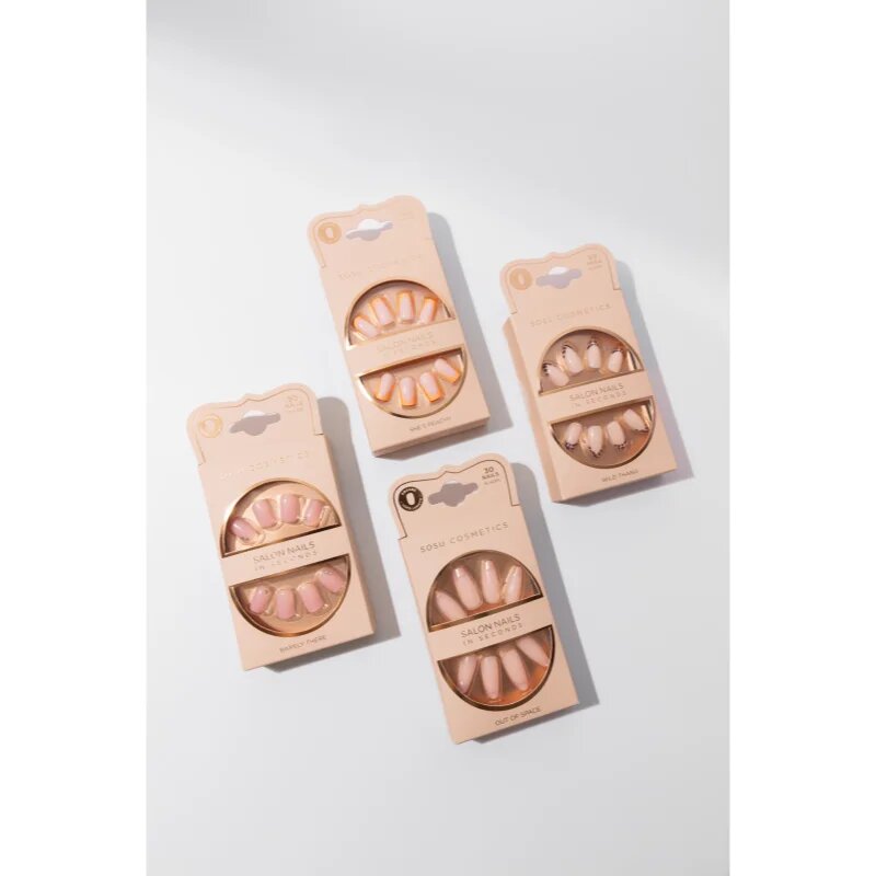 SOSU Cosmetics Salon Nails Изкуствени нокти цвят Out Of Space 30 бр.