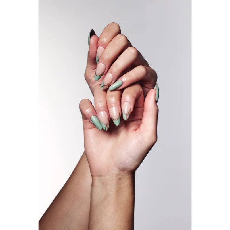 SOSU Cosmetics Salon Nails Изкуствени нокти цвят Soft Sage 30 бр.