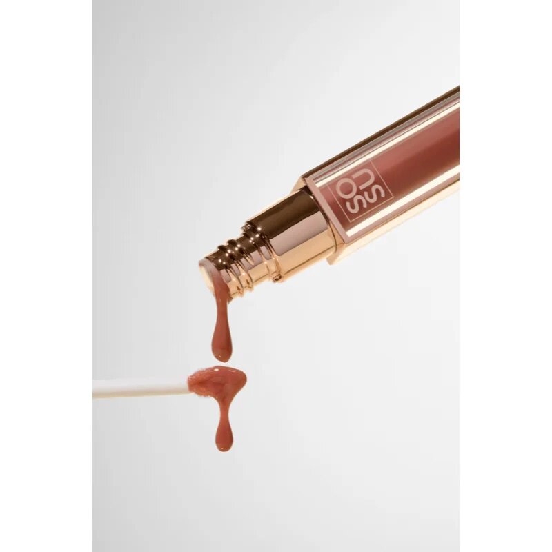 SOSU Cosmetics Satin Lip Glaze хидратиращ блясък за устни цвят Birthday Suit 6 мл.