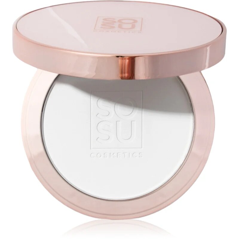 SOSU Cosmetics Sheer Silk Pressed Powder прозрачна пудра 9 гр.