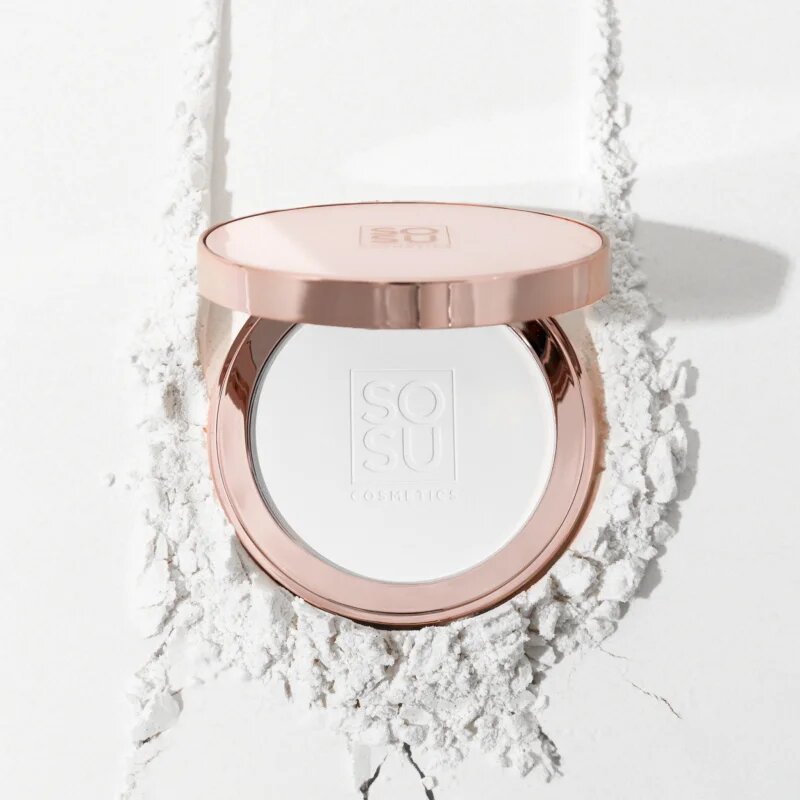 SOSU Cosmetics Sheer Silk Pressed Powder прозрачна пудра 9 гр.