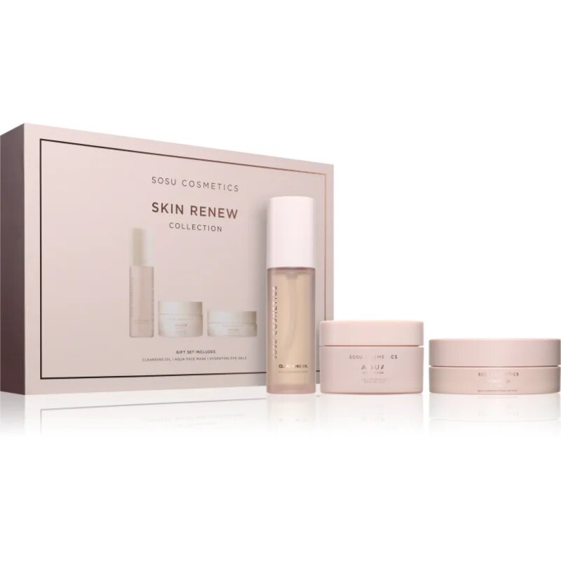 SOSU Cosmetics Skin Renew Collection комплект за грижа за лицето 3 бр.