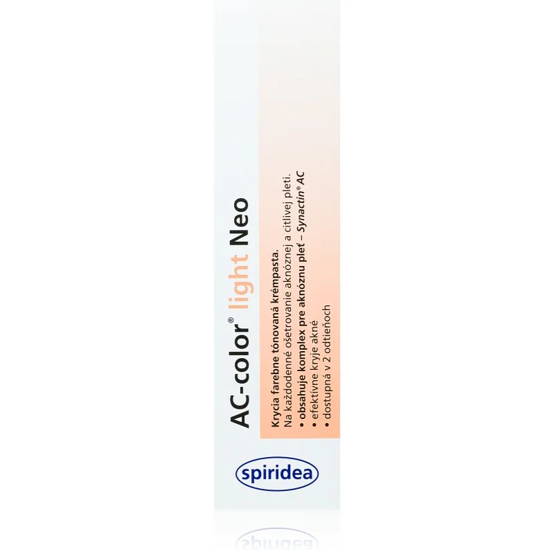Spiridea AC-color Light Neo тониращ крем за проблемна кожа акне 30 гр.