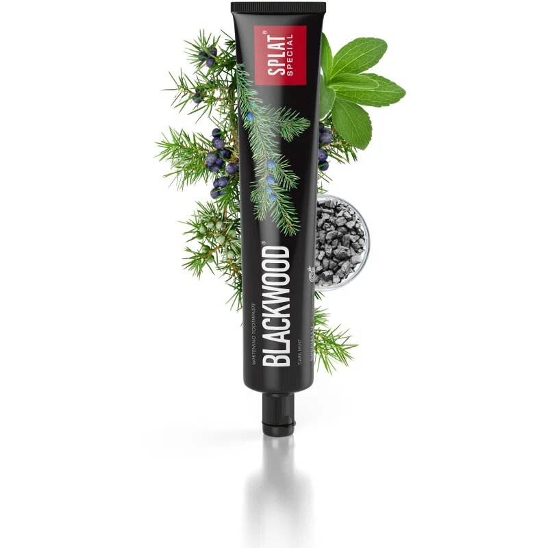 Splat Special Blackwood избелваща паста за зъби вкус Dark Mint 75 мл.