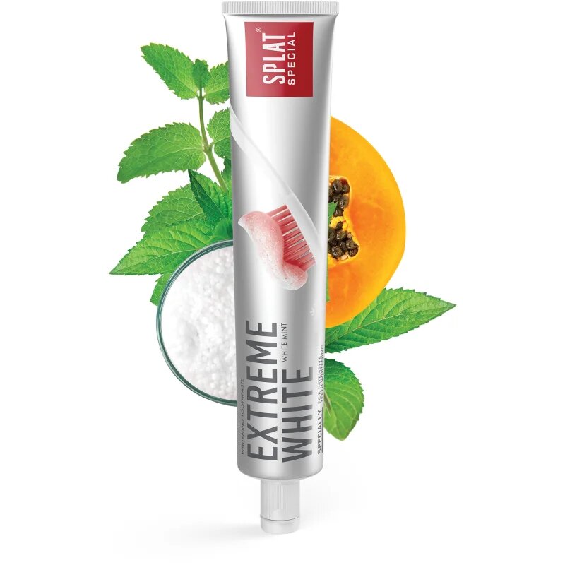 Splat Special Extreme White избелваща паста за зъби вкус Fresh Mint 75 мл.