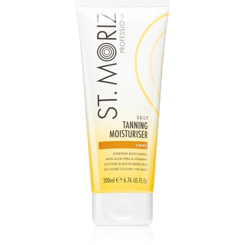 St. Moriz Daily Tanning Moisturiser хидртиращ автобронзиращ крем прозрачен тип Light 200 мл.