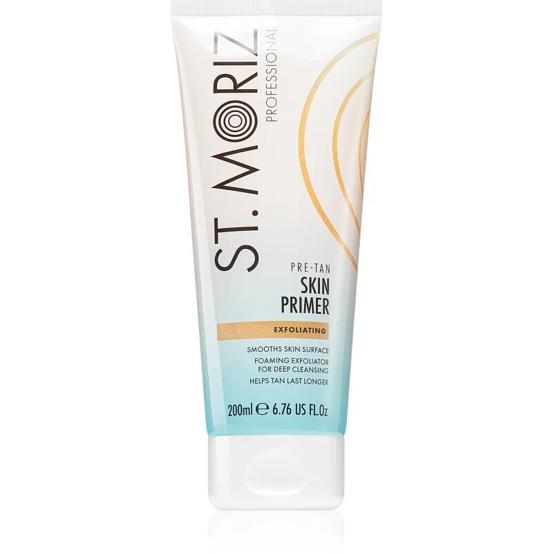 St. Moriz Pre-Tan Skin Primer пилинг за душ преди нанасяне на продукт за тен 200 мл.
