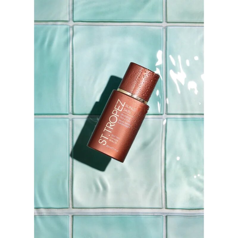St.Tropez Sunlit Skin Bronzing Tint + Tan тониращ автобронзантен крем за лице 1 бр.
