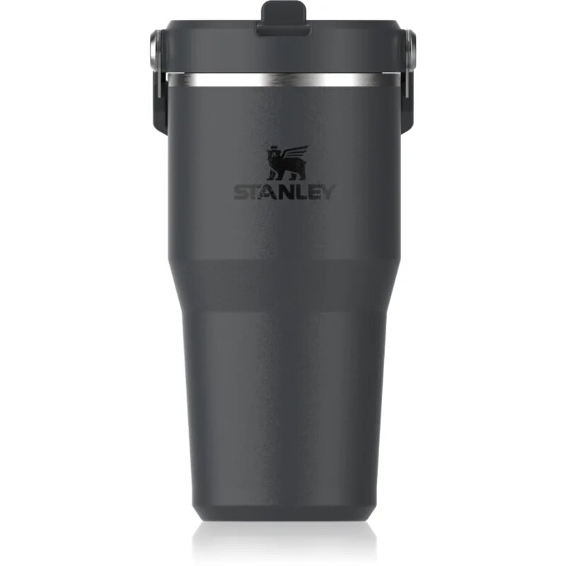 Stanley IceFlow™ Flip Straw Tumbler неръждаема бутилка за вода Black 2.0 590 мл.