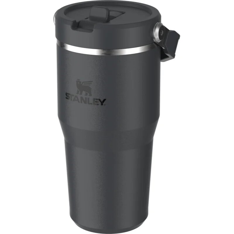 Stanley IceFlow™ Flip Straw Tumbler неръждаема бутилка за вода Black 2.0 590 мл.
