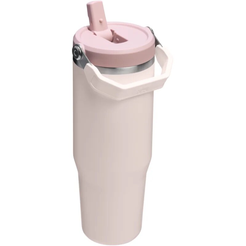 Stanley IceFlow™ Flip Straw Tumbler неръждаема бутилка за вода Rose Quartz 890 мл.