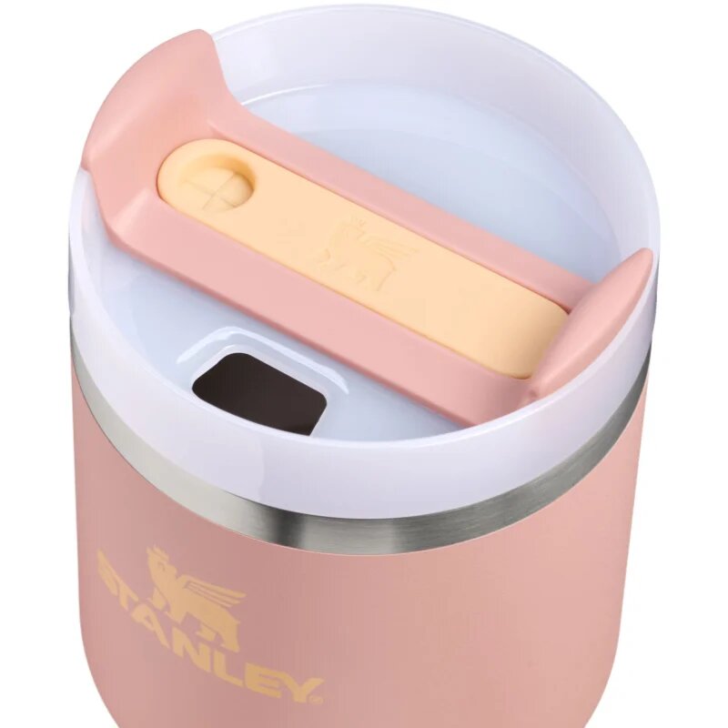 Stanley Quencher H2.O FlowState™ Tumbler неръждаема термочаша със сламка малък Peach Rose 1 бр.