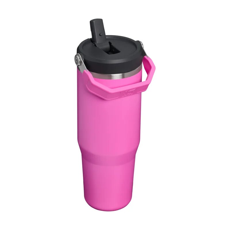 Stanley Quencher H2.O FlowState™ Tumbler неръждаема термочаша със сламка средни Hot Pink 1 бр.
