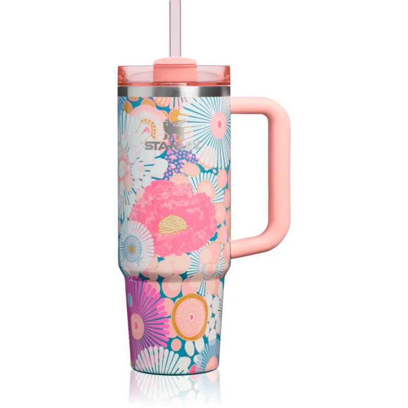Stanley Quencher H2.O FlowState™ Tumbler неръждаема термочаша със сламка средни sorbet wildflower 1 бр.