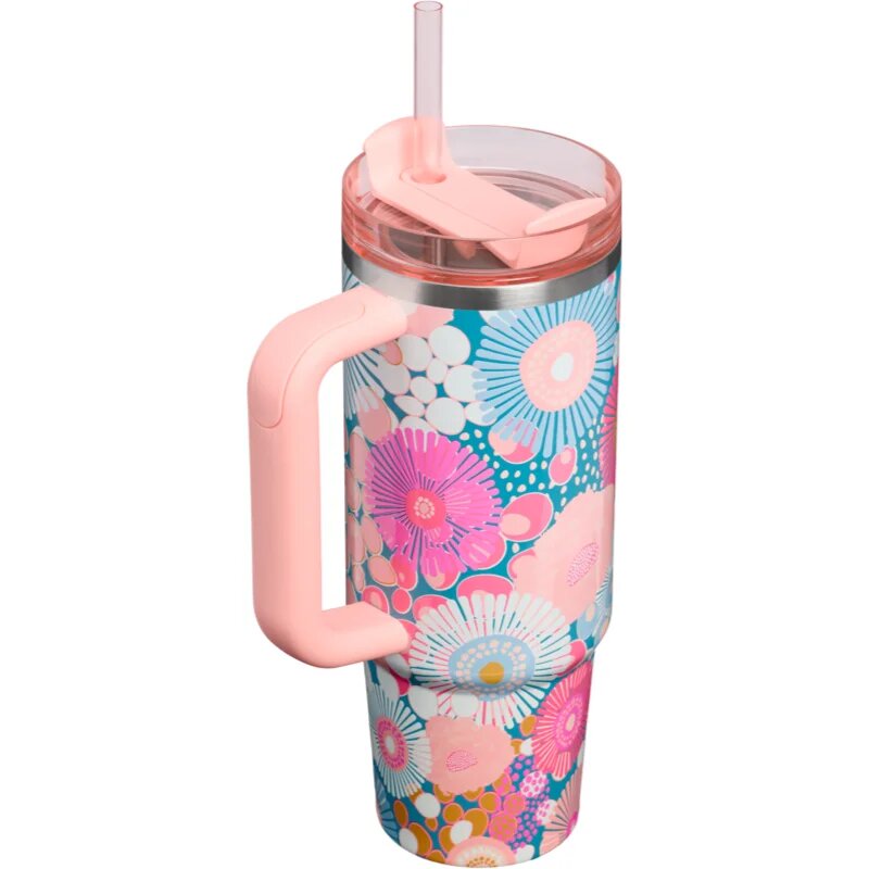 Stanley Quencher H2.O FlowState™ Tumbler неръждаема термочаша със сламка средни sorbet wildflower 1 бр.
