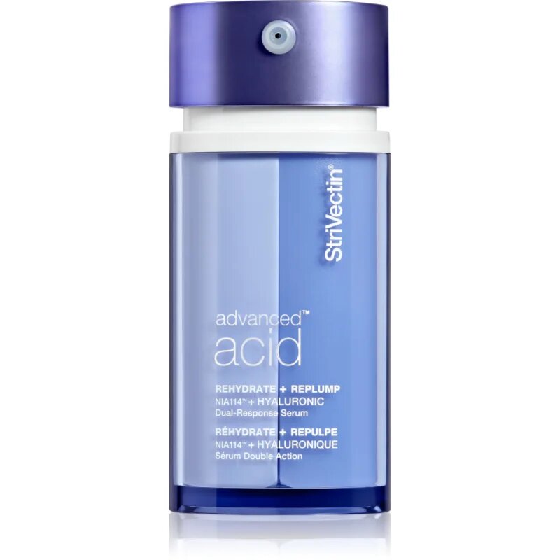 StriVectin Advanced Acid Rehydrate + Replump Hyaluronic Dual Response Serum двоен серум за хидратиране и изпъване на кожата 30 мл.