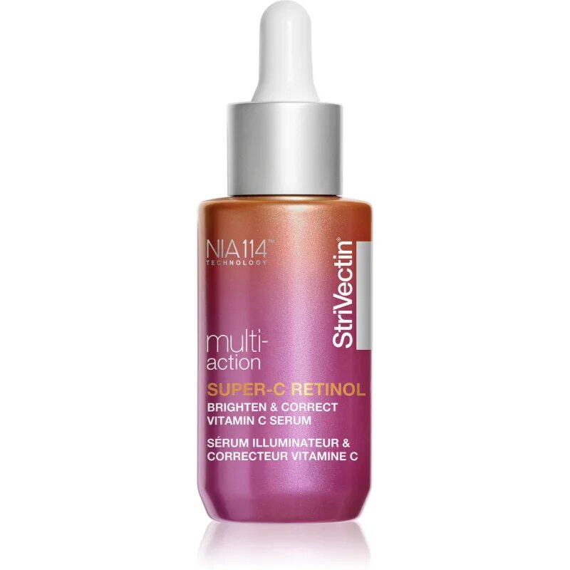 StriVectin Multi-Action Super-C Retinol Brighten & Correct Serum озаряващ серум с витамин С за възобновяване на повърхността на кожата 30 мл.